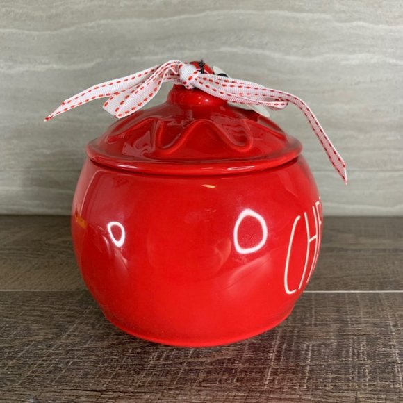 Rae Dunn Cheer Ornament Canister - Picture 3 of 5